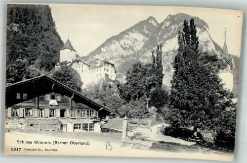 3752 Wimmis Foto AK Schloss Wimmis