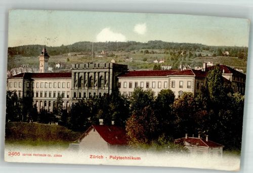 8000 Zürich 1909 Foto AK Polytechnikum