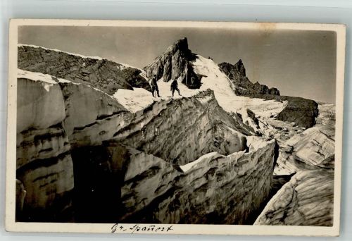 Gross Spannort 1933 Winter Gross Spannort Gletscherabsturz Hüttenstempel Kröntenhütte