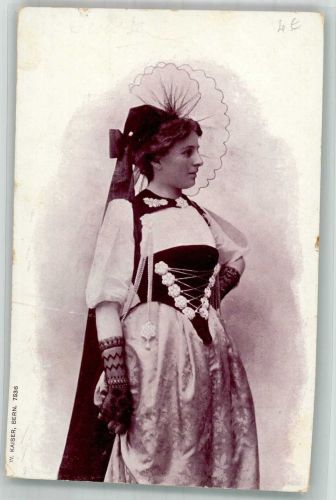 3000 Bern Berne Foto AK Tracht Frau