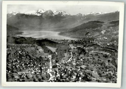 6064 Kerns 1938 Foto AK Fliegeraufnahme