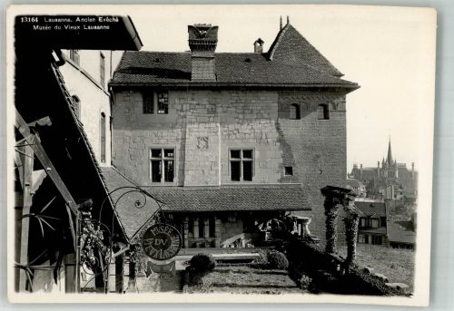 1000 Lausanne Losanna Foto AK Museum