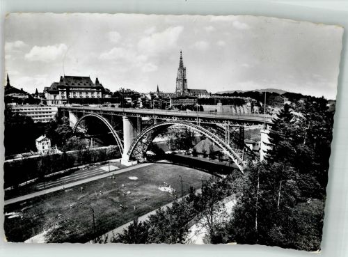 3000 Bern Berne 1956 Foto AK Kirchfeldbrücke