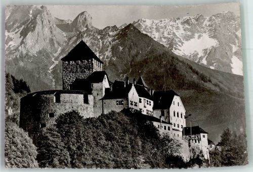 9490 Vaduz 1952 Foto AK Schloss