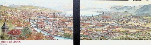 8000 Zürich 1902 Klapp AK Lithographie