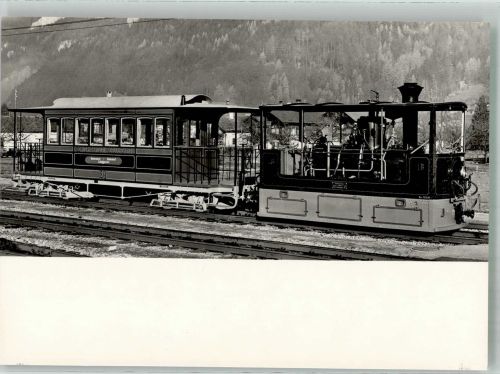 3000 Bern Berne Foto AK Schmalspurige Straßenbahn-Lokomotive der Berner Tramway von 1894 Verkehrshaus der Schweiz Luzern
