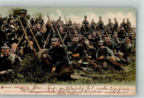 Infanterie Militär Schweiz 1905