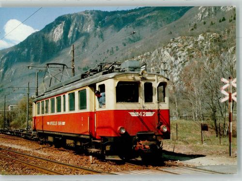 6534 S. Vittore - Aushilfstriebwagen AB ABe 4/4 42 Manöver v.d. Stahlwerk