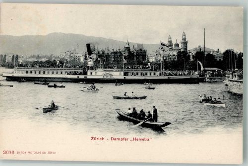 Zürich Dampfer Helvetia Binnenschiff