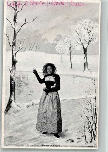 Winter Frau Kaiser u. Co. 7780 Tracht Schweiz 1903