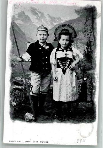 Kinder Kaiser u. Co. 7743 Tracht Schweiz