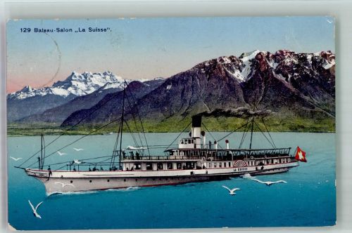 Raddampfer La Suisse Binnenschiff