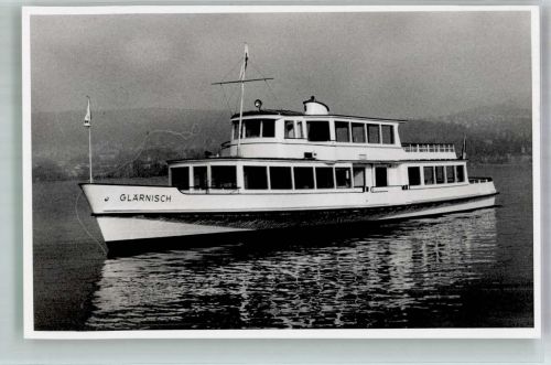 Das Fahrgast-Motorschiff Glärnisch Binnenschiff Privatfoto AK