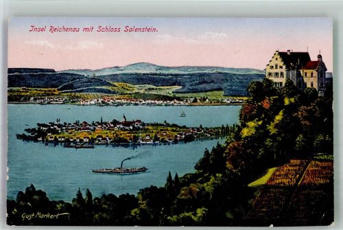 8268 Salenstein Foto AK Schloss Salenstein Insel Reichenau