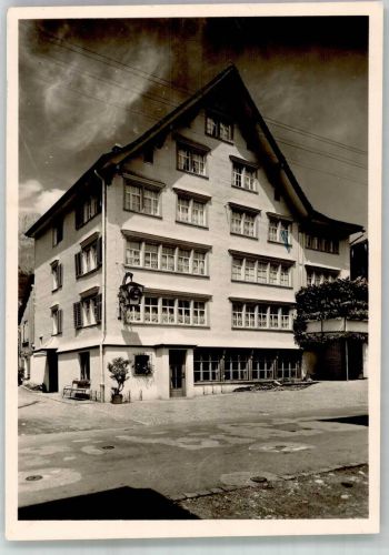 9473 Gams 1963 Foto AK Gasthaus Hirschen