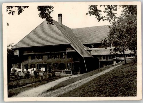 3454 Sumiswald Foto AK Grünen Gasthaus Ort lt. Stempel