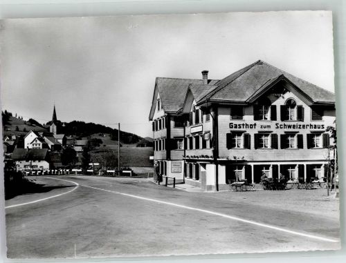 8726 Ricken SG Foto AK Gasthaus zum Schweizerhaus