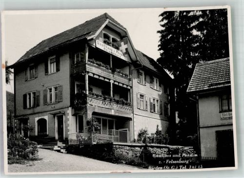 8739 Rieden SG Foto AK Gasthaus und Pension z. Felsenburg