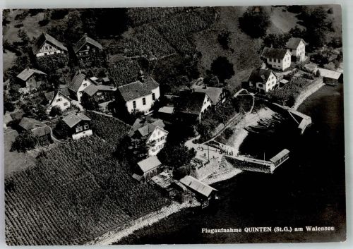 8878 Quinten Foto AK Fliegeraufnahme