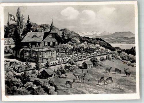 8700 Küsnacht ZH 1938 Foto AK Gasthaus Kurhaus Waldhaus Johannesburg