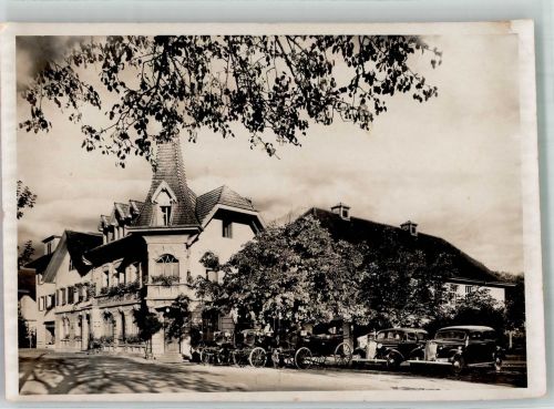 4923 Wynau 1950 Foto AK Auto Oldtimer Pension und Gasthaus zur Traube