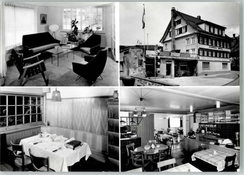 9621 Oberhelfenschwil 1974 Foto AK Gasthaus Adler