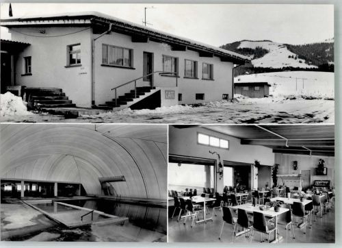 8726 Ricken SG 1967 Winter Cafe Schwimmbad