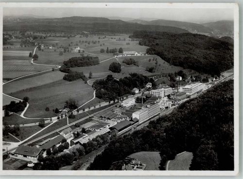 8307 Oberkempttal Effretikon 1938 Foto AK Fliegeraufnahme Fabrik Maggi Kempttal