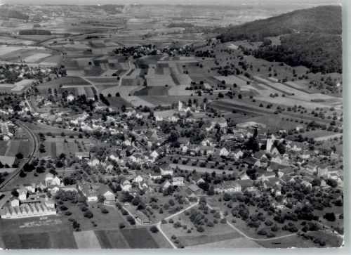 5436 Würenlos Oetlikon Foto AK Fliegeraufnahme