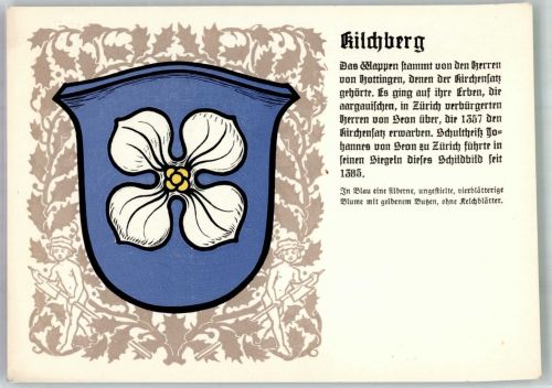 8802 Kilchberg ZH Lithographie Wappen