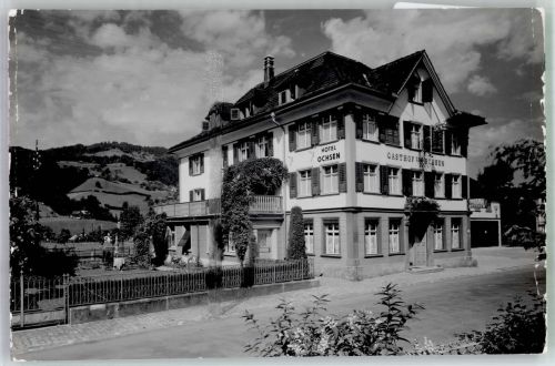 9642 Ebnat-Kappel 1944 FOTO KEINE AK Hotel Ochsen mit Metzgerei