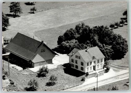 9552 Bronschhofen Foto AK Fliegeraufnahme Gasthaus Weinberg