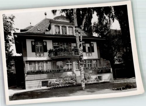 3000 Bern Berne 1960 Foto AK Pension Haus Ulmenberg Ort handschriftlich
