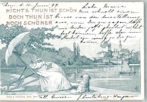 3600 Thun 1899 Lithographie