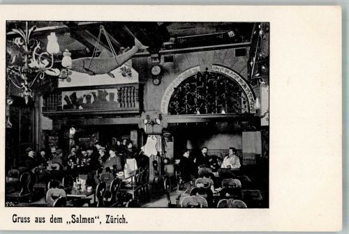 8000 Zürich Foto AK Gasthaus Salmen