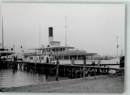 Raddampfer Uri auf dem Vierwaldstättersee Binnenschiff Privatfoto AK