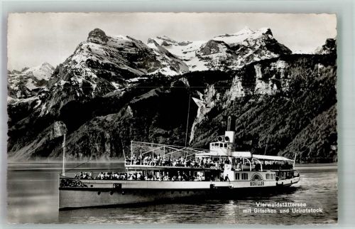 RD Schiller Vierwaldstätter See m. Gitschen u. Urirotstock Binnenschiff