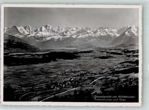 3127 Mühlethurnen 1961 Foto AK Alpen Kirchenthurnen