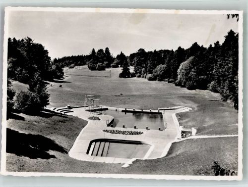 2532 Magglingen Macolin 1952 Foto AK Schwimmbad