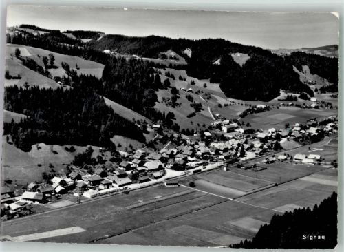 3534 Signau 1964 Foto AK Fliegeraufnahme Feldpost Hb.Steirm.Bttr- 10