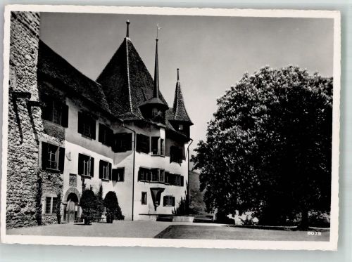 3700 Spiez 1969 Foto AK Schloss