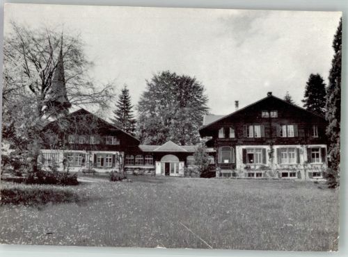 3700 Spiez 1973 Foto AK Pension Schwesternheim Villa Olvido