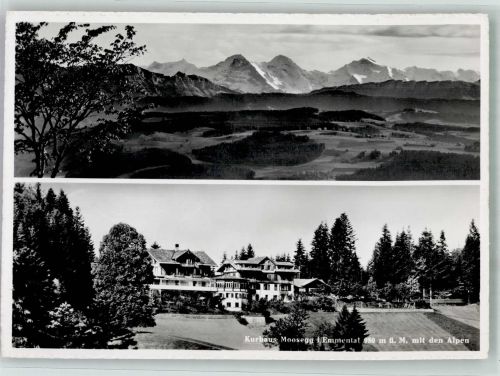 3543 Emmenmatt 1951 Foto AK Hotel Kurhaus Moosegg