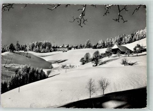 3543 Emmenmatt 1960 Winter Hotel Kurhaus Moosegg