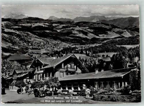 3543 Emmenmatt Foto AK Hotel Kurhaus Moosegg Blick auf Langnau