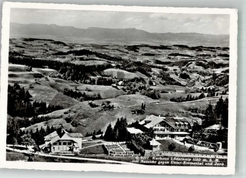 3454 Sumiswald Foto AK Hotel Kurhaus Lüdernalp