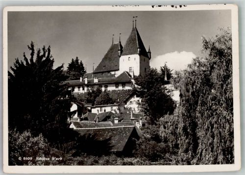 3076 Worb 1936 Foto AK Schloss