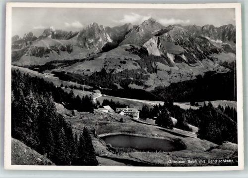 3158 Guggisberg Foto AK Hotel Kurhaus Ottenleuebad Ottenleue-Sseeli Gantrischkette