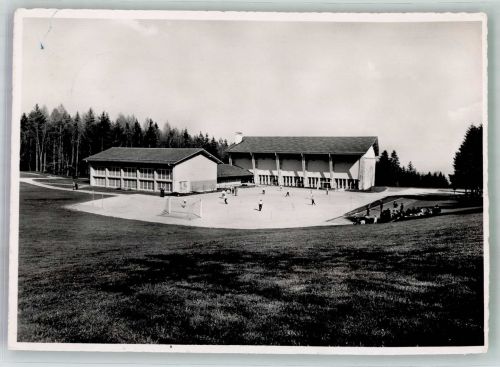 2532 Magglingen Macolin 1951 Foto AK Eidg. Turn- und Sportschule Sportplatz