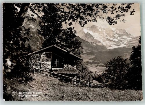 3823 Wengen 1939 Foto AK